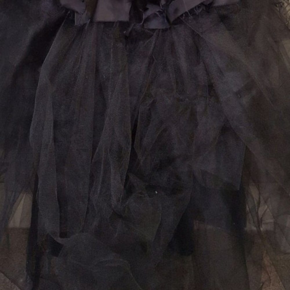 BELLA BLACK SWAN Goth Corset Wedding Gown Set - Picture 6 of 9